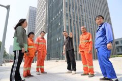 <b>【蓝冠登陆】助力天开园 “环卫橙”做足“功课</b>